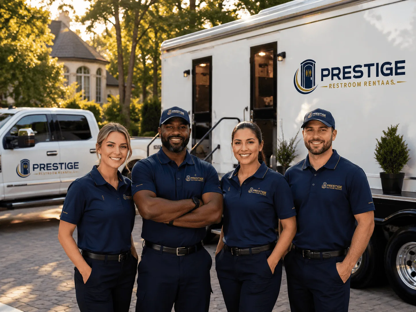 Trusted Luxury Portable Restrooms company in Omer, MI